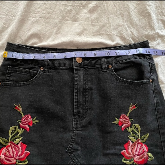 Jean skirt black - Picture 7 of 8